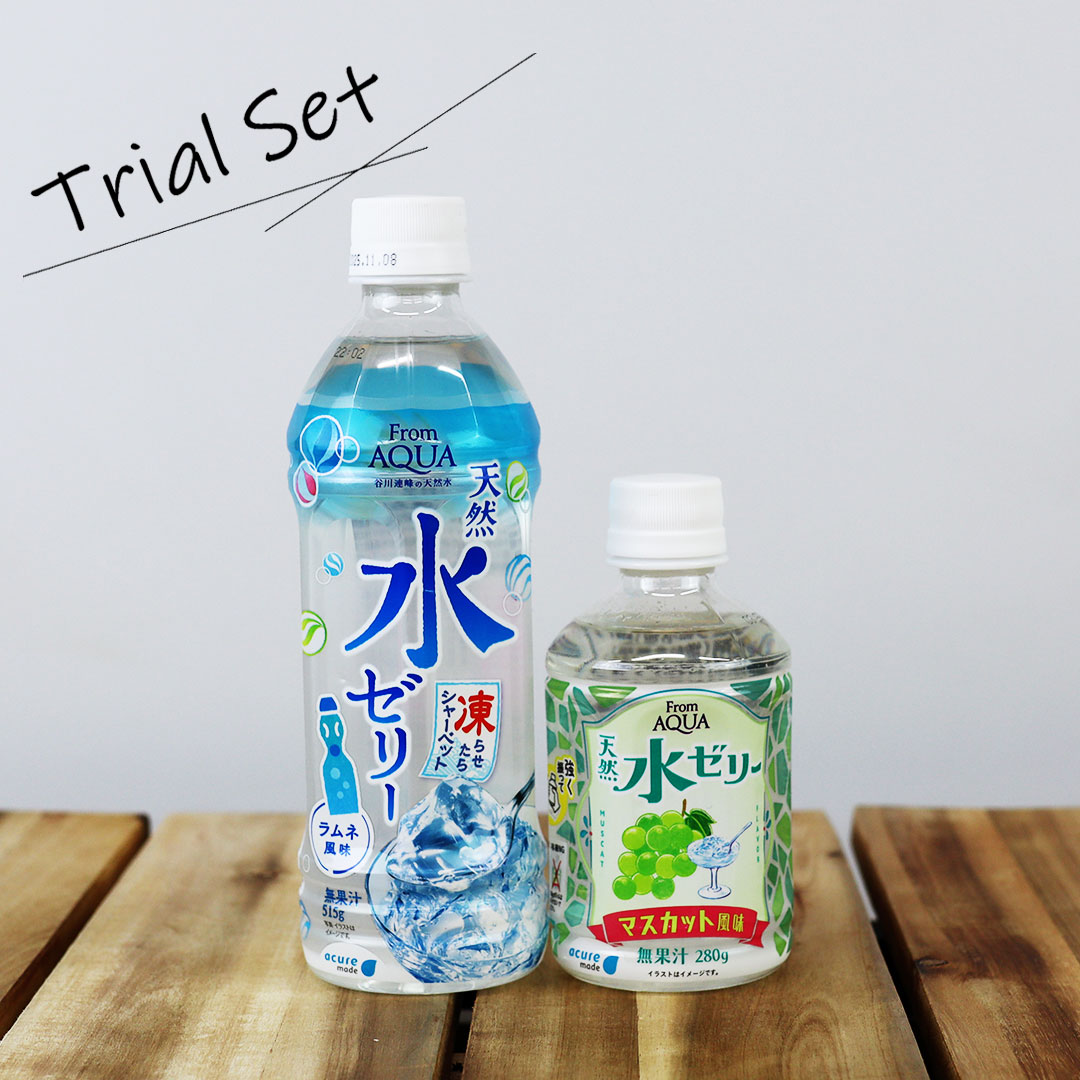 From AQUA 天然水ゼリー 飲み比べ12本セット